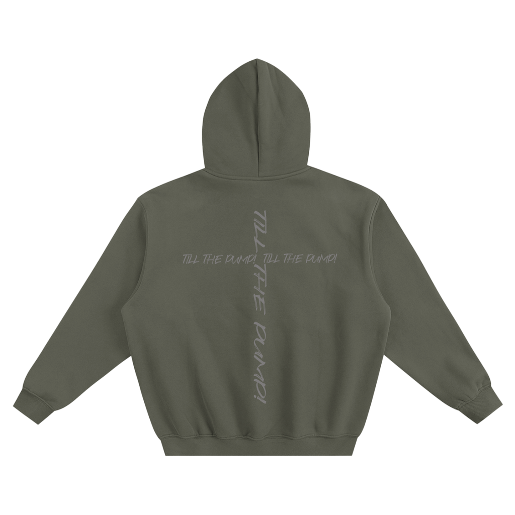 cross boxy hoodie