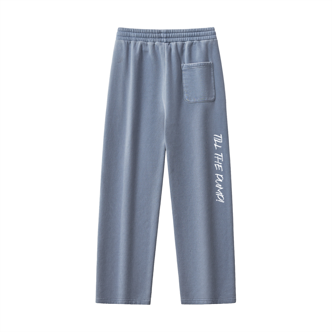 Frayed Enzyme Washed Fleece Sweatpants