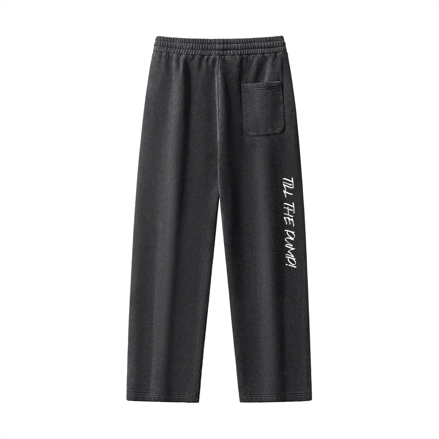 Frayed Enzyme Washed Fleece Sweatpants