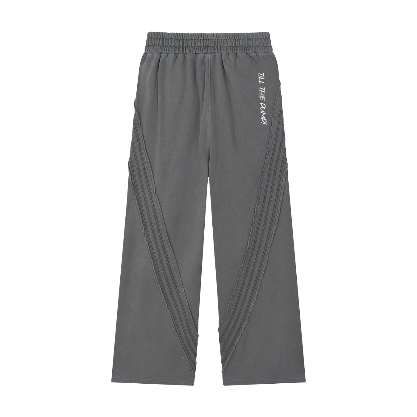 Snow Washed Tape Raw Edge Sweatpants