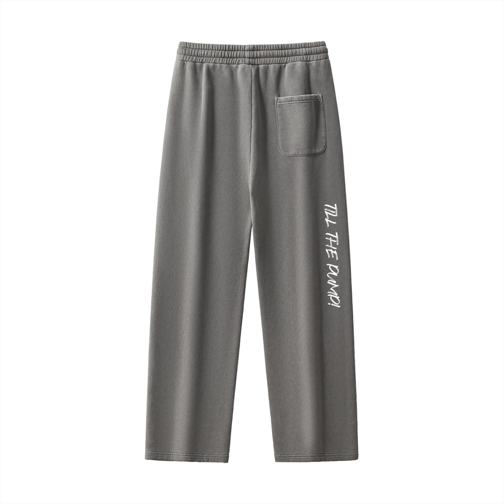 Frayed Enzyme Washed Fleece Sweatpants