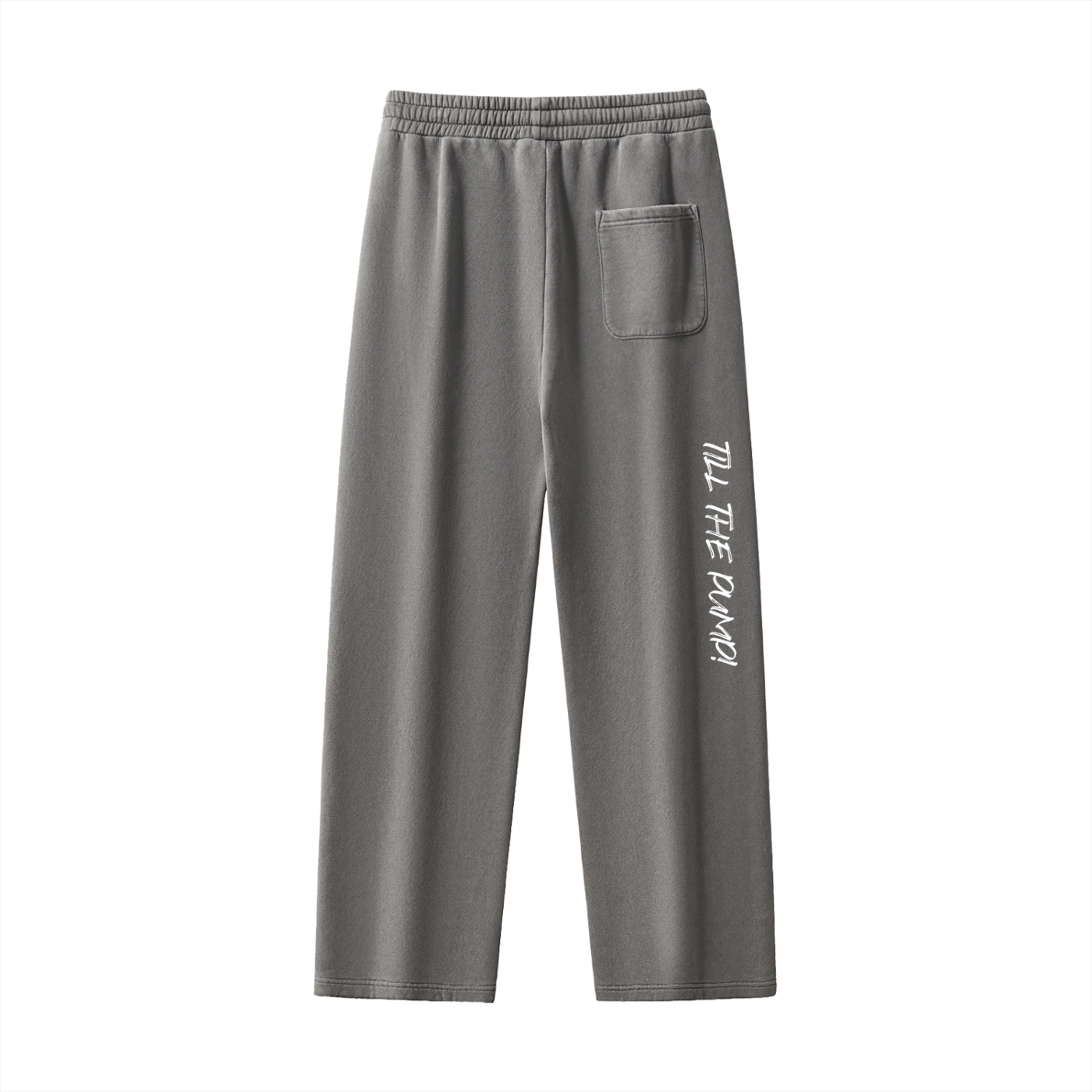 Frayed Enzyme Washed Fleece Sweatpants