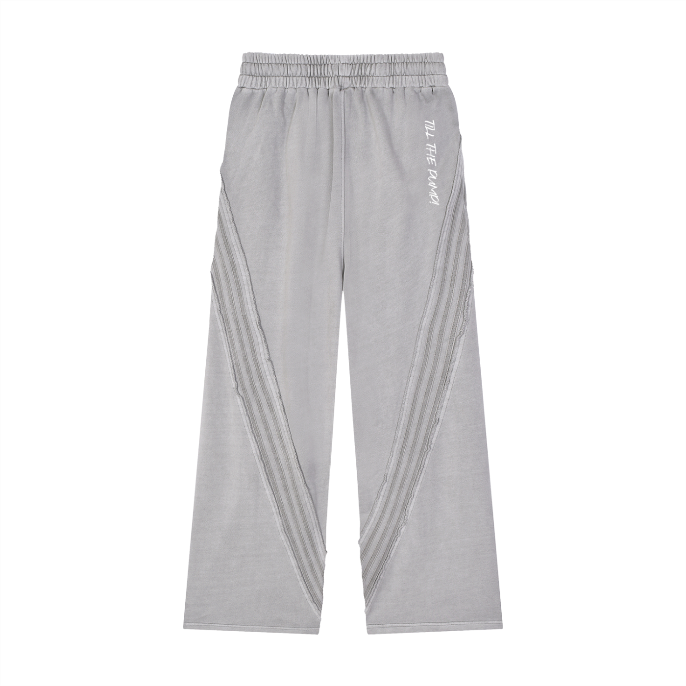 Snow Washed Tape Raw Edge Sweatpants