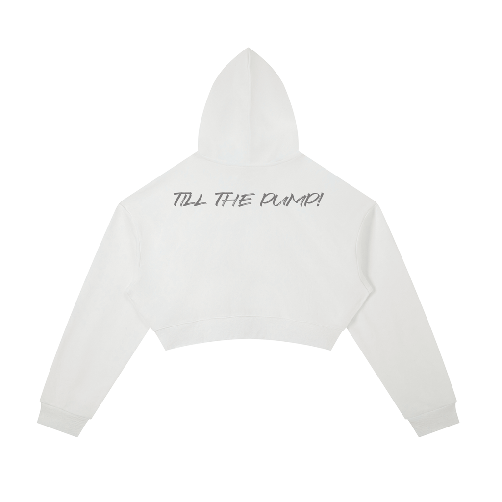 Essential Cropped Zip-Up Hoodie