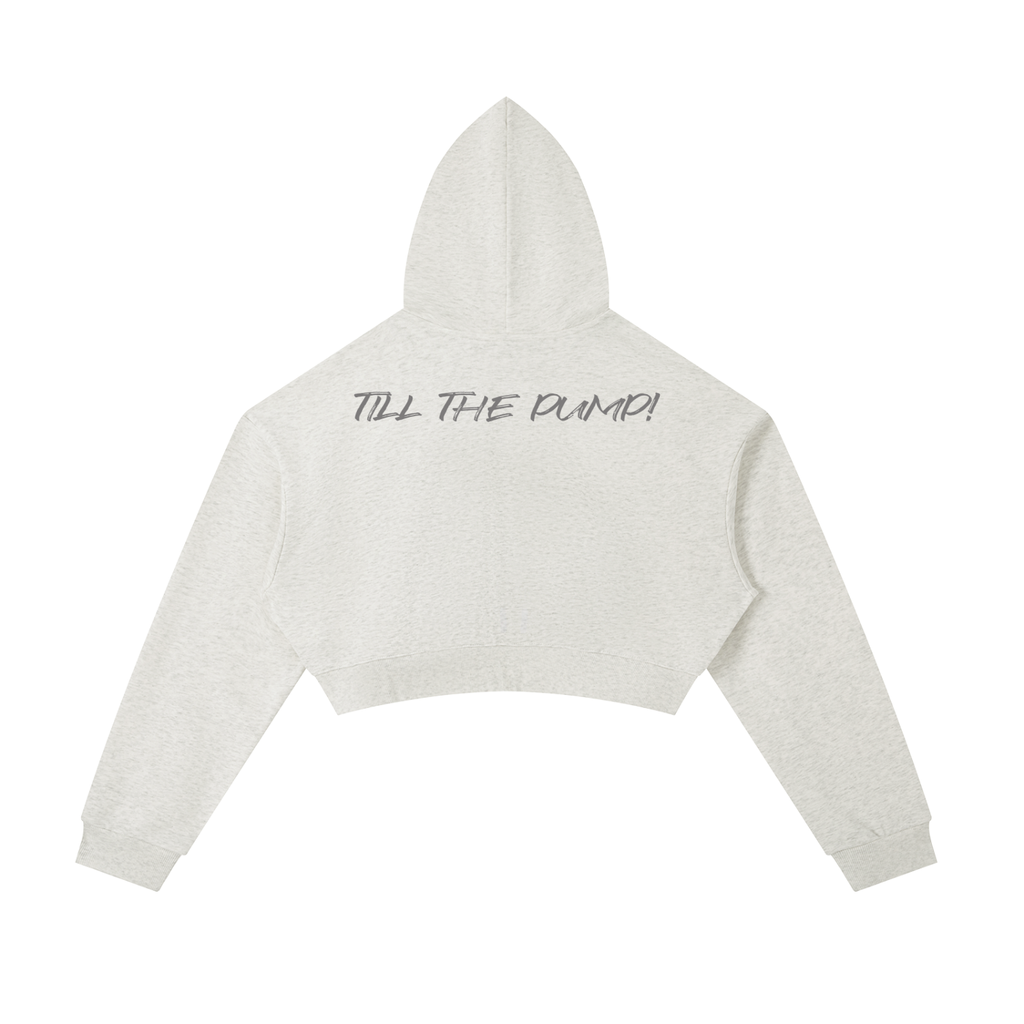 Essential Cropped Zip-Up Hoodie