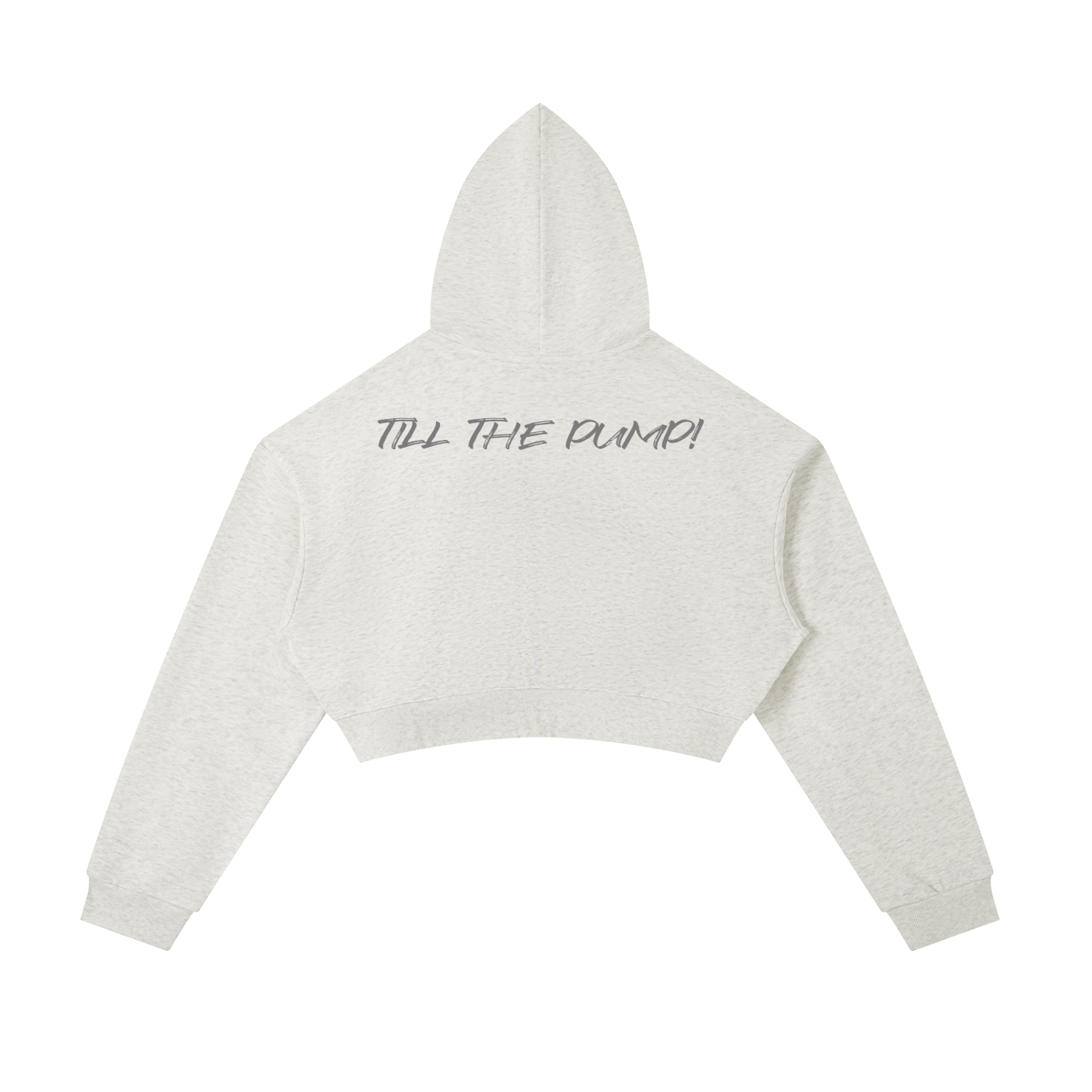 Essential Cropped Zip-Up Hoodie