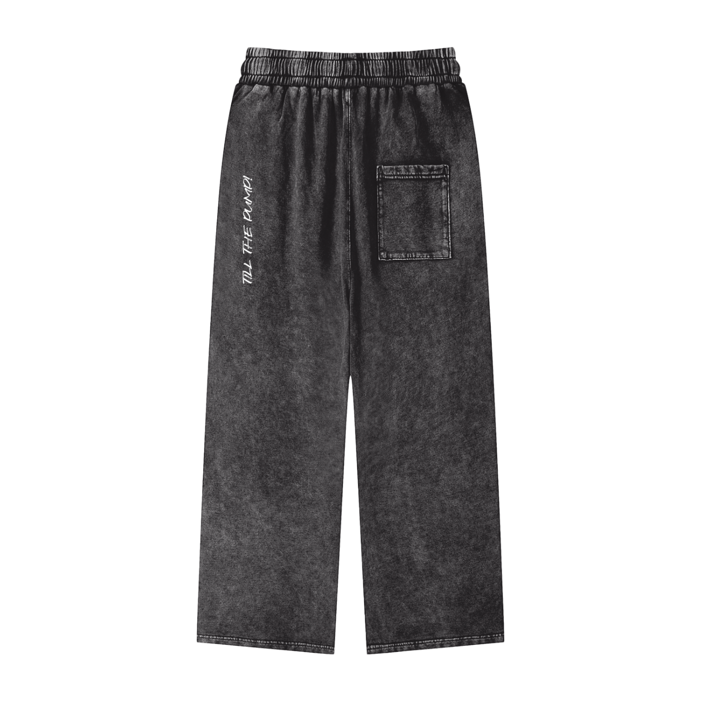 Snow Washed Straight Leg Pants