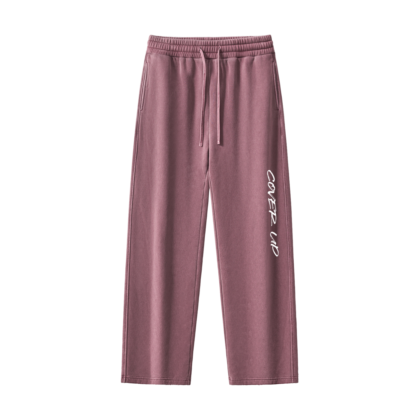 Frayed Enzyme Washed Fleece Sweatpants