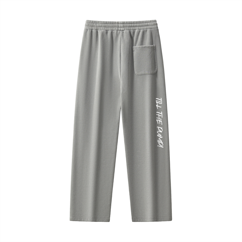 Frayed Enzyme Washed Fleece Sweatpants
