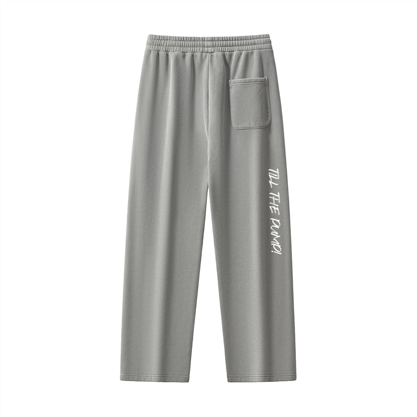 Frayed Enzyme Washed Fleece Sweatpants