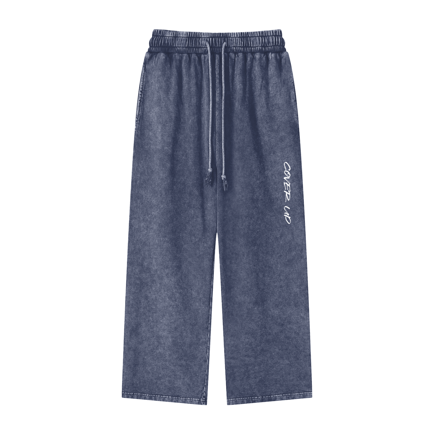 Snow Washed Straight Leg Pants