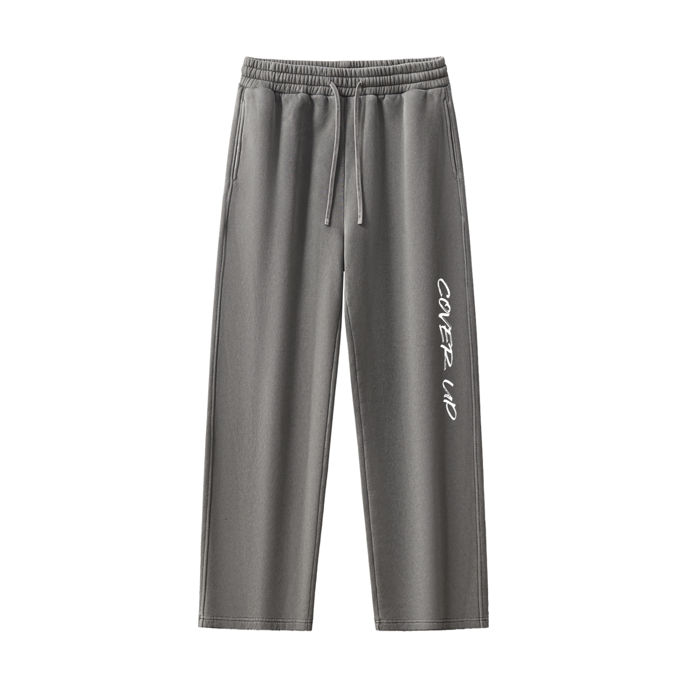 Frayed Enzyme Washed Fleece Sweatpants