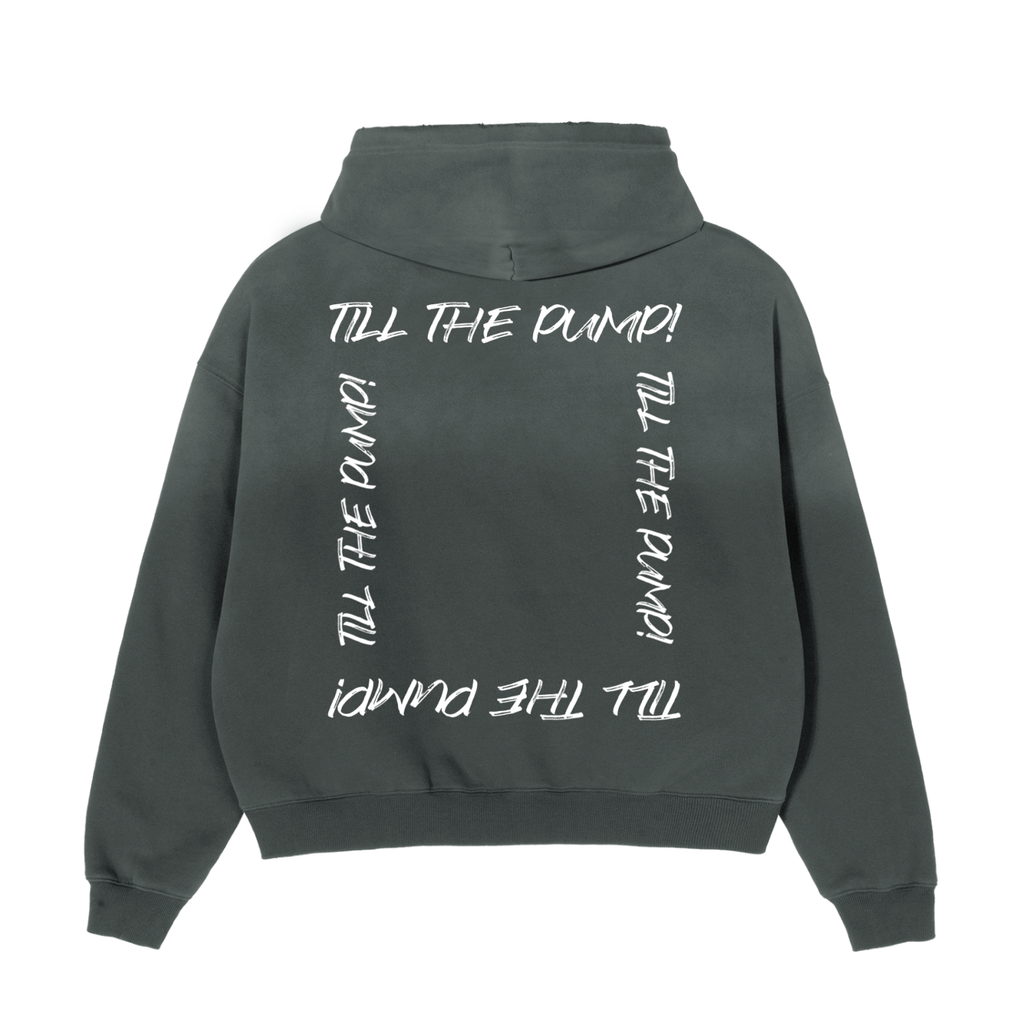 Frayed Sunfade Boxy Fleece Hoodie