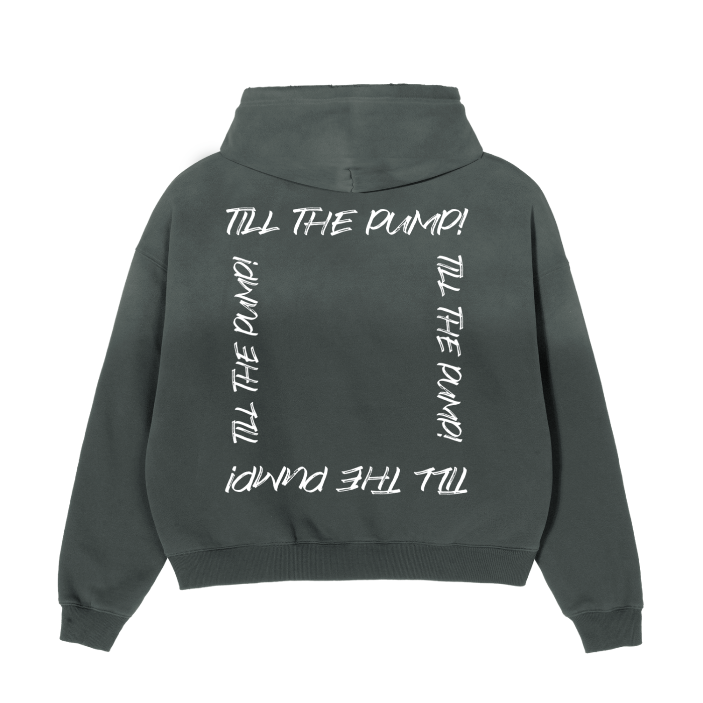 Frayed Sunfade Boxy Fleece Hoodie